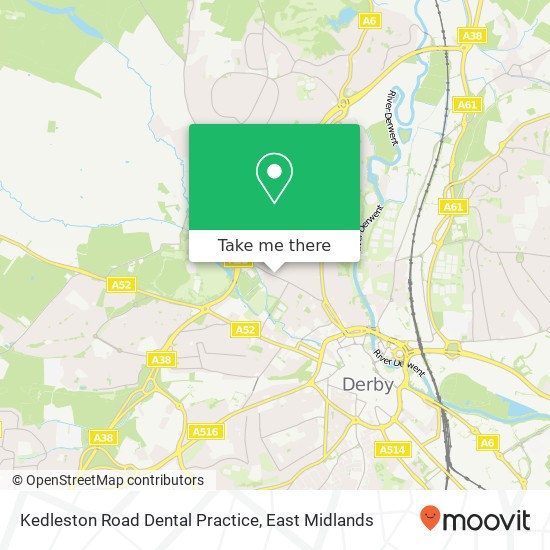 Kedleston Road Dental Practice map