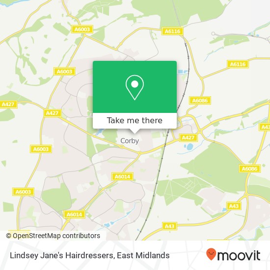 Lindsey Jane's Hairdressers map