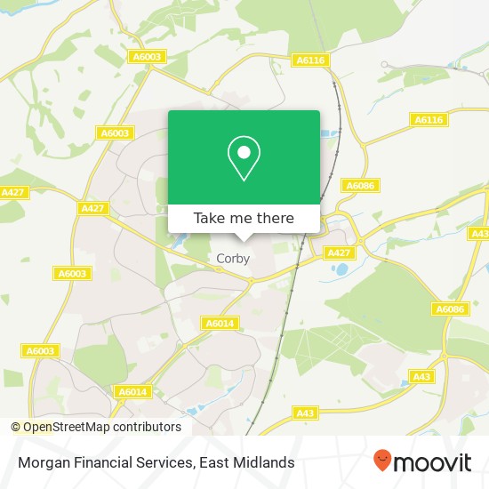 Morgan Financial Services map