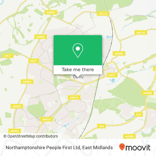 Northamptonshire People First Ltd map