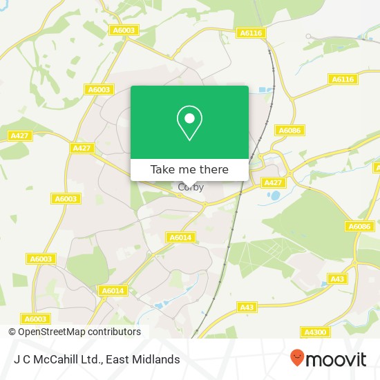 J C McCahill Ltd. map
