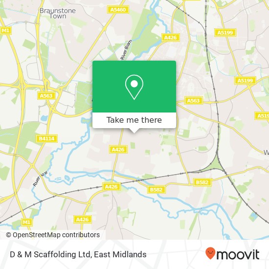 D & M Scaffolding Ltd map