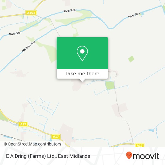 E A Dring (Farms) Ltd. map