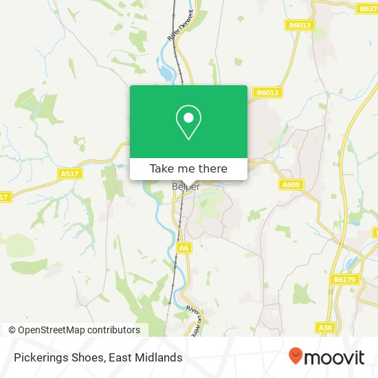 Pickerings Shoes map