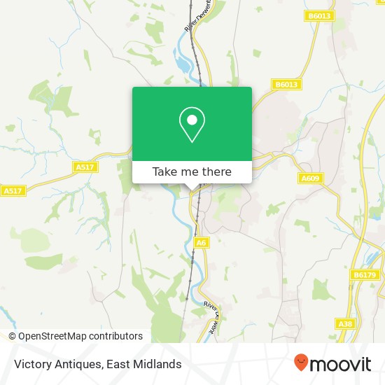 Victory Antiques map