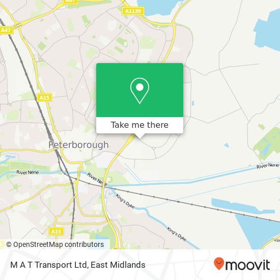 M A T Transport Ltd map