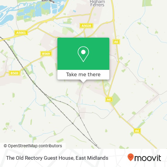 The Old Rectory Guest House map