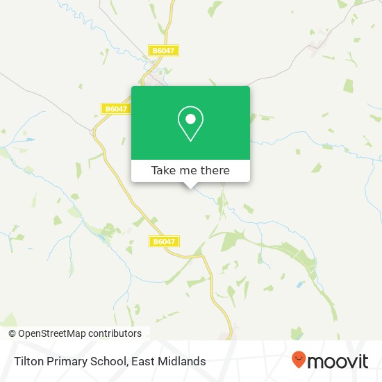 Tilton Primary School map