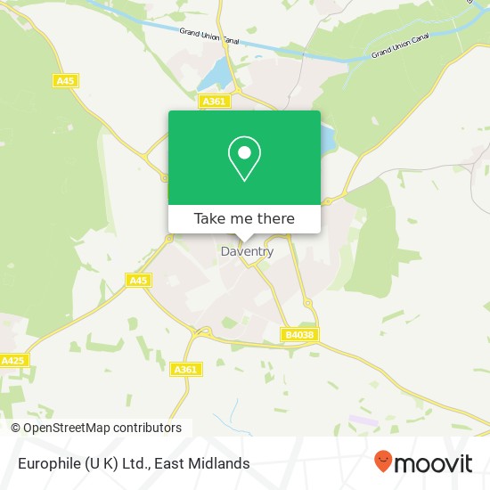Europhile (U K) Ltd. map