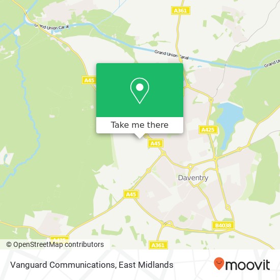 Vanguard Communications map