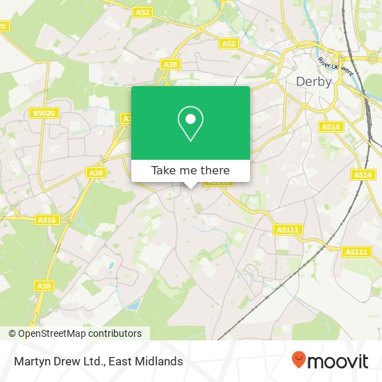 Martyn Drew Ltd. map
