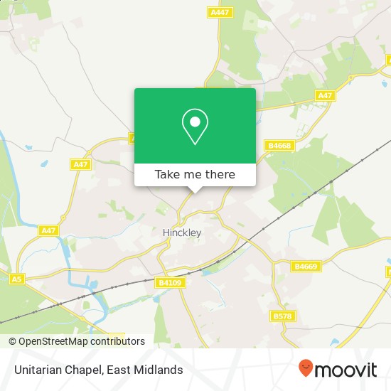 Unitarian Chapel map