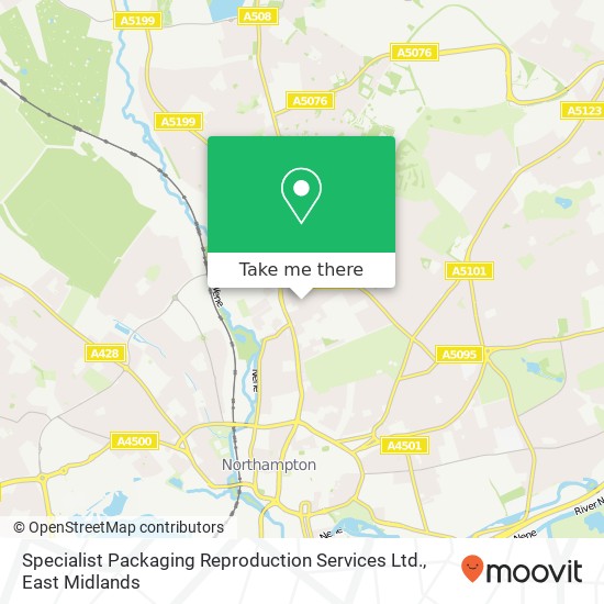 Specialist Packaging Reproduction Services Ltd. map