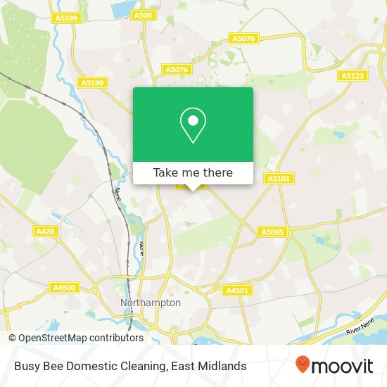 Busy Bee Domestic Cleaning map