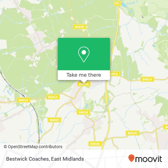 Bestwick Coaches map