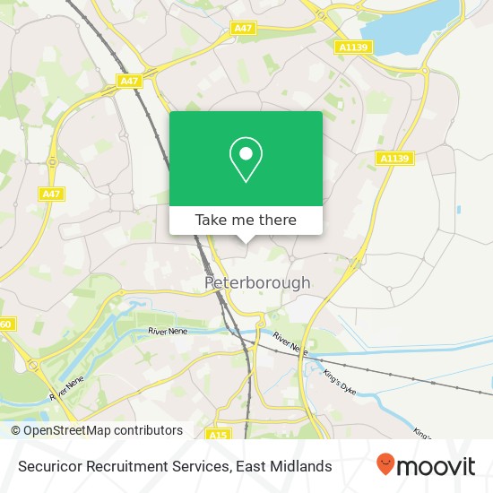 Securicor Recruitment Services map