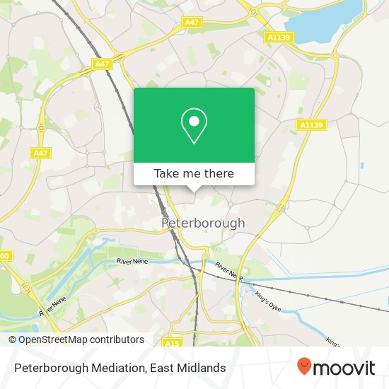 Peterborough Mediation map