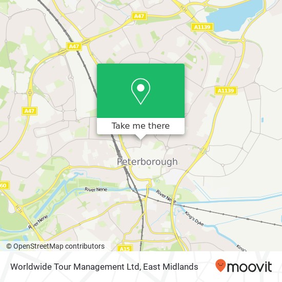 Worldwide Tour Management Ltd map