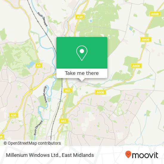 Millenium Windows Ltd. map