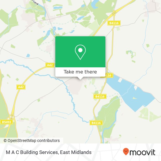 M A C Building Services map