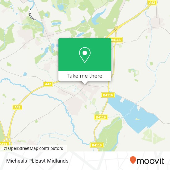 Micheals Pl map