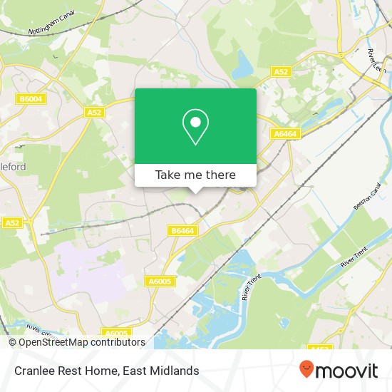 Cranlee Rest Home map