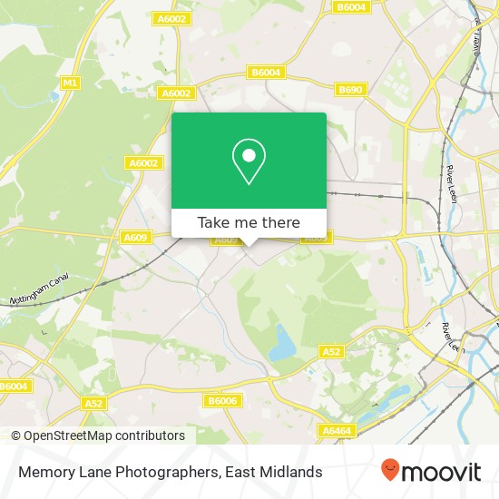 Memory Lane Photographers map