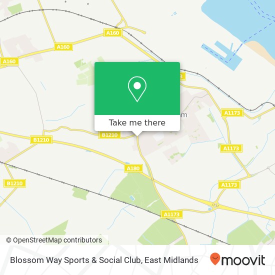 Blossom Way Sports & Social Club map