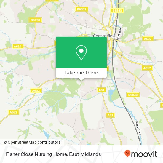 Fisher Close Nursing Home map