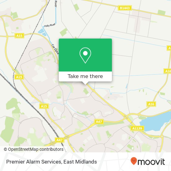 Premier Alarm Services map