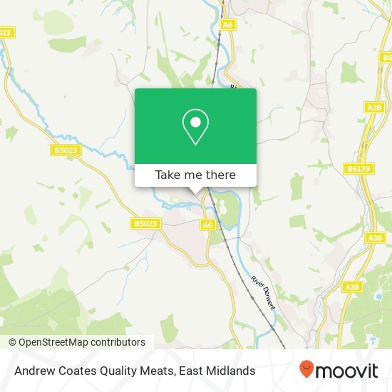 Andrew Coates Quality Meats map