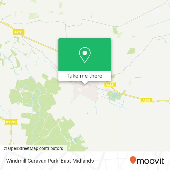 Windmill Caravan Park map