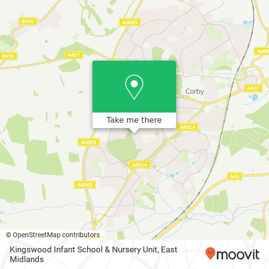Kingswood Infant School & Nursery Unit map