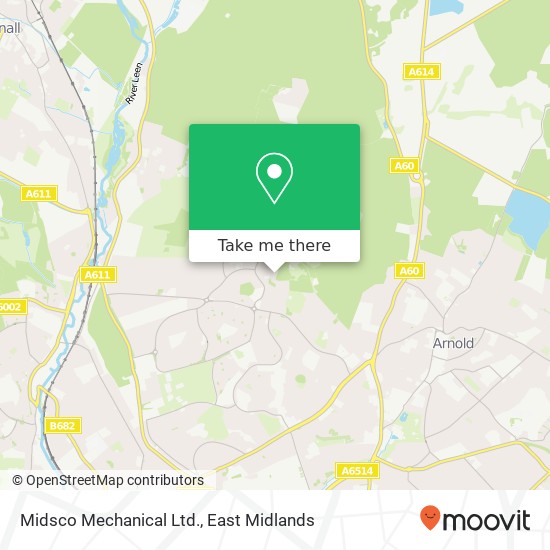 Midsco Mechanical Ltd. map