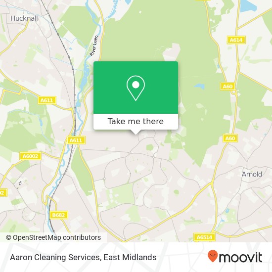 Aaron Cleaning Services map