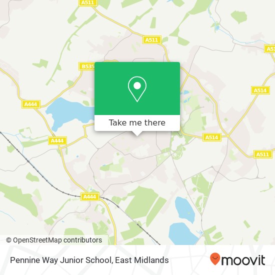 Pennine Way Junior School map