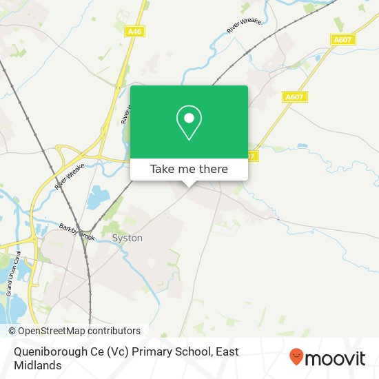 Queniborough Ce (Vc) Primary School map