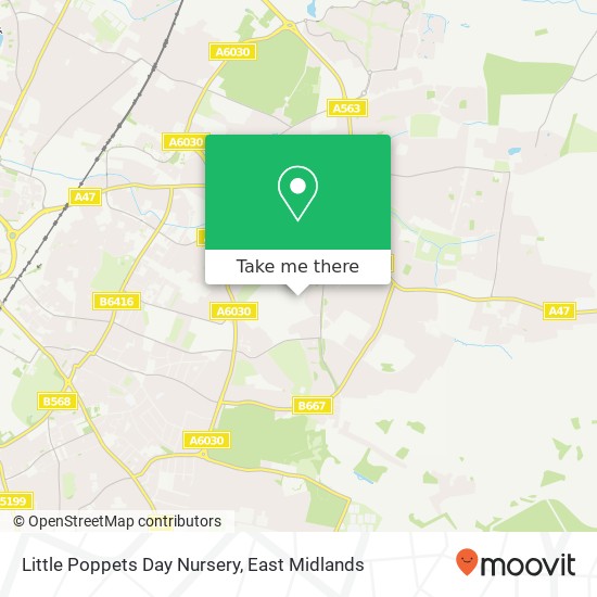 Little Poppets Day Nursery map