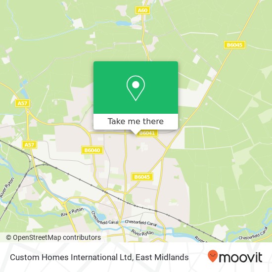 Custom Homes International Ltd map