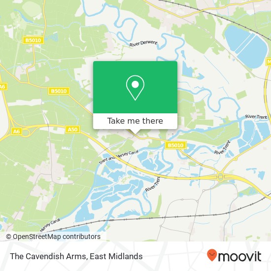 The Cavendish Arms map