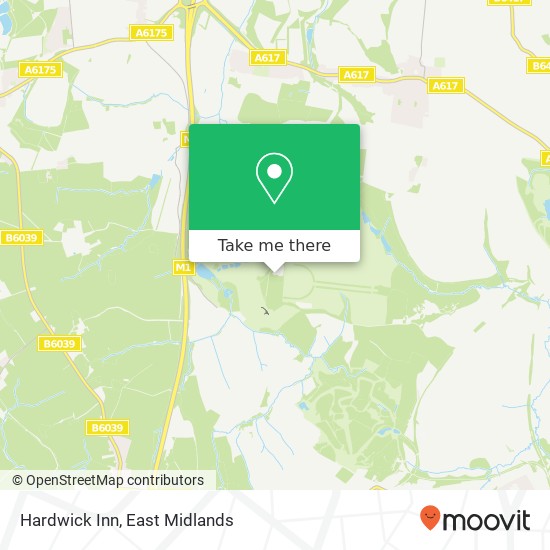 Hardwick Inn map