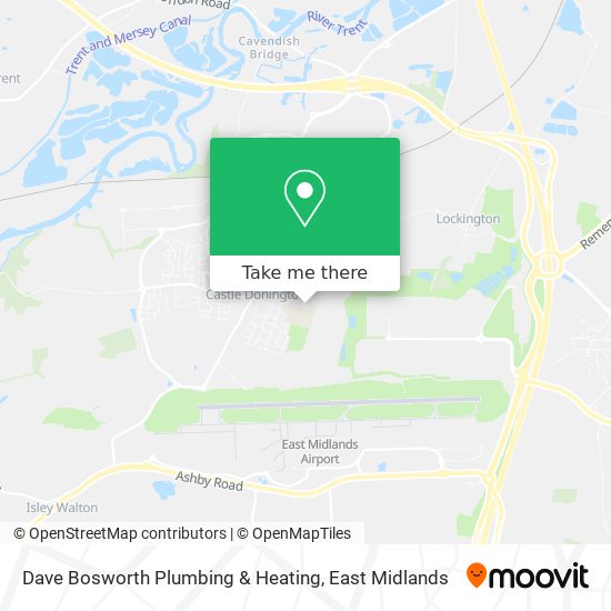 Dave Bosworth Plumbing & Heating map