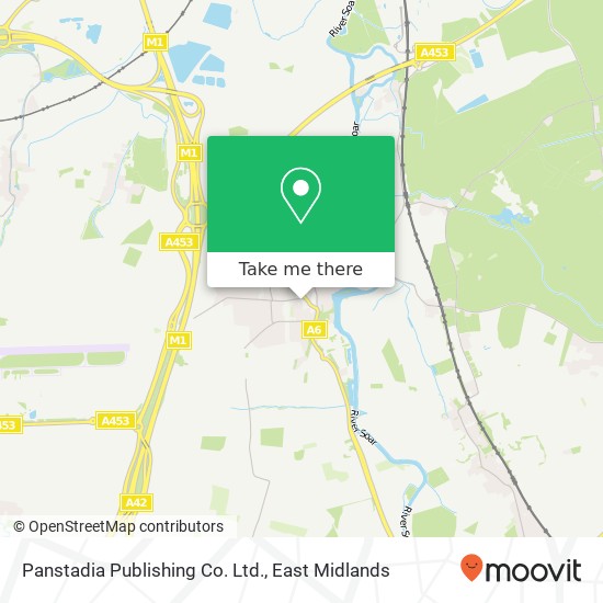 Panstadia Publishing Co. Ltd. map