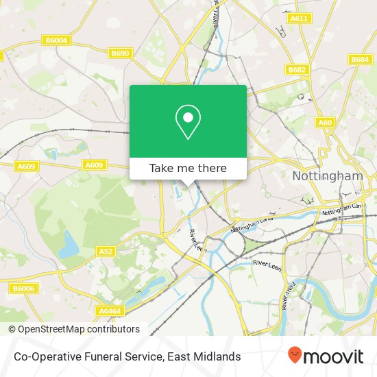 Co-Operative Funeral Service map