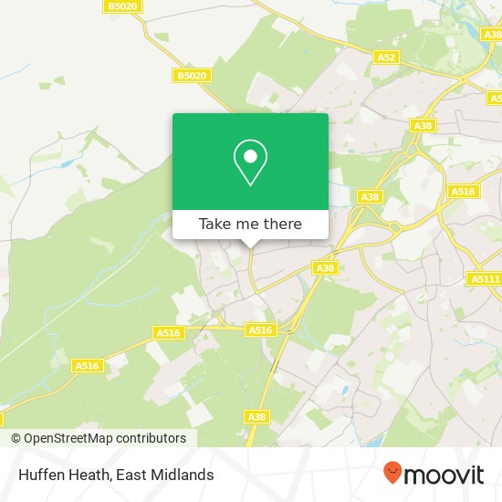 Huffen Heath map