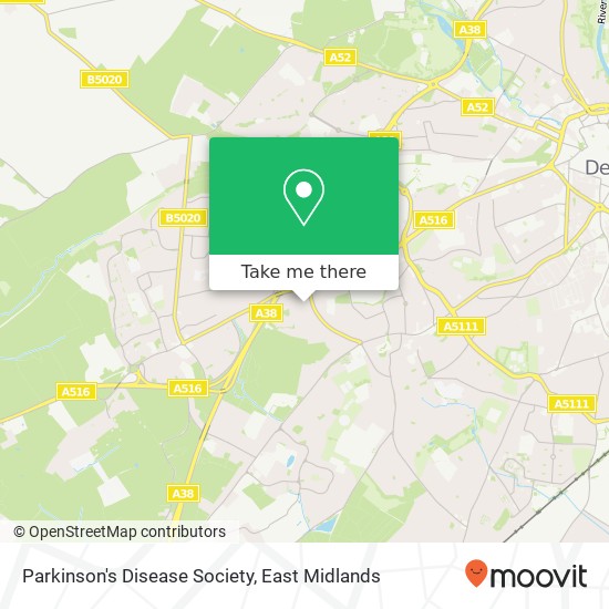 Parkinson's Disease Society map