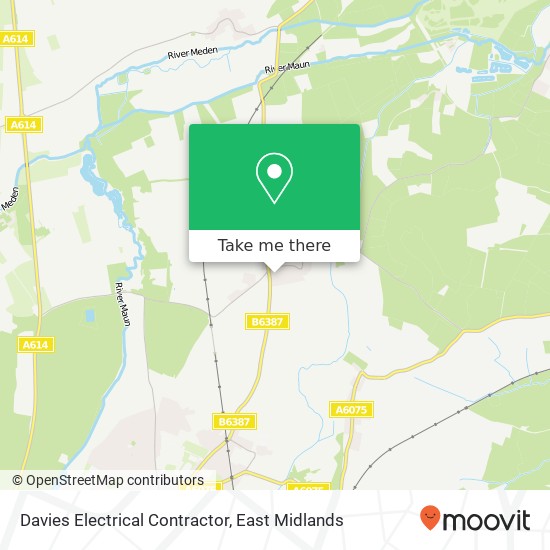 Davies Electrical Contractor map