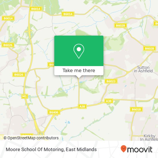 Moore School Of Motoring map