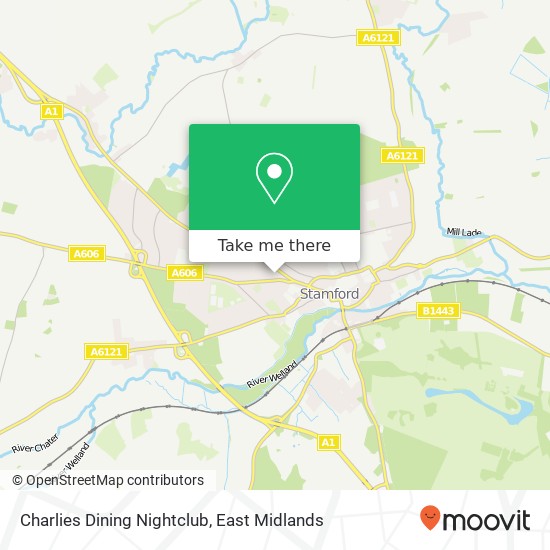 Charlies Dining Nightclub map