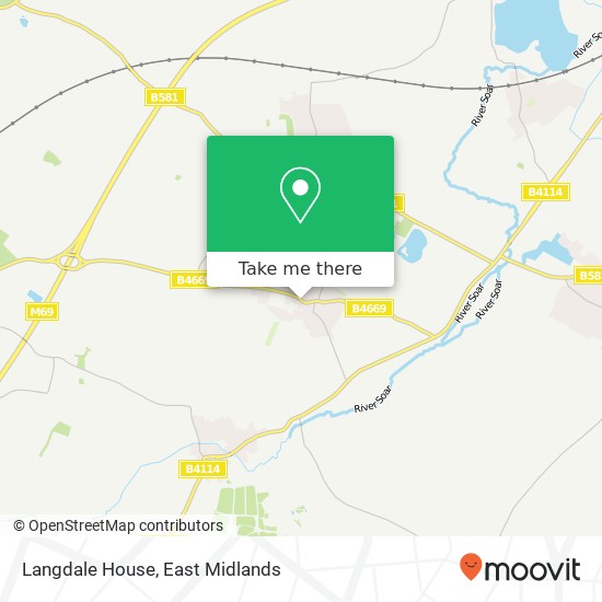 Langdale House map